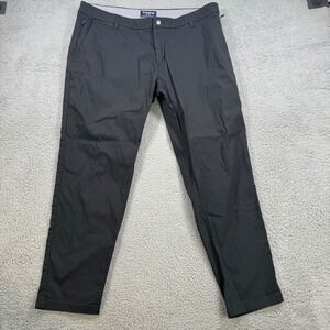 Bird Dogs Mens 40x29 Grey Performance Golf Chino Pants Stretch Casual